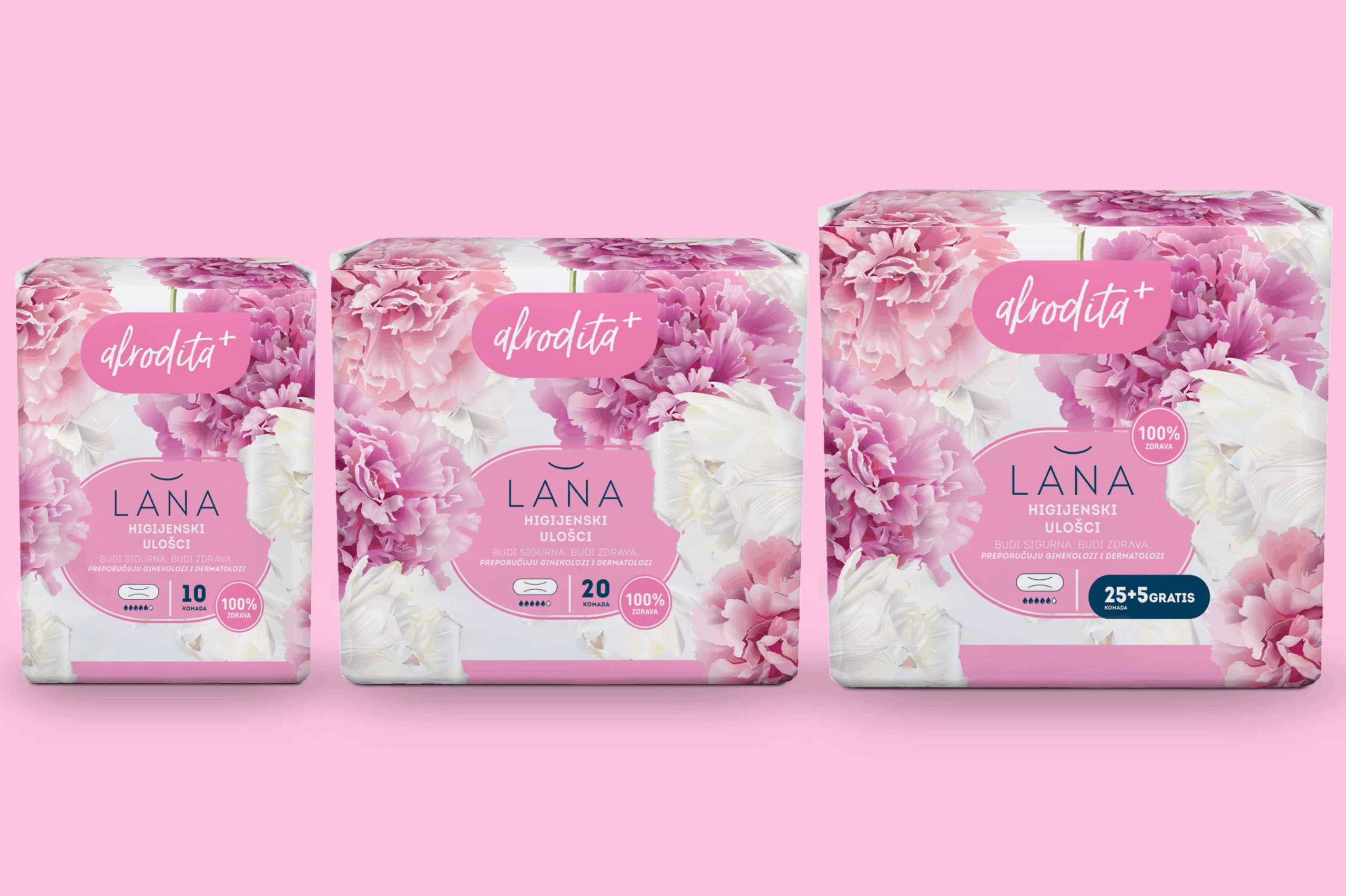 Higijenski ulošci Lana               |              Za sve dane menstrualnog ciklusa